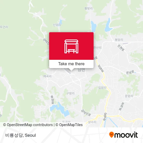 비룡성당 map
