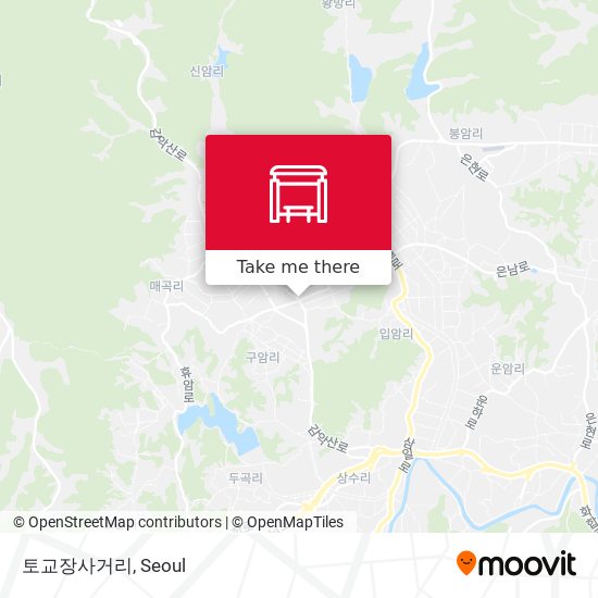 토교장사거리 map