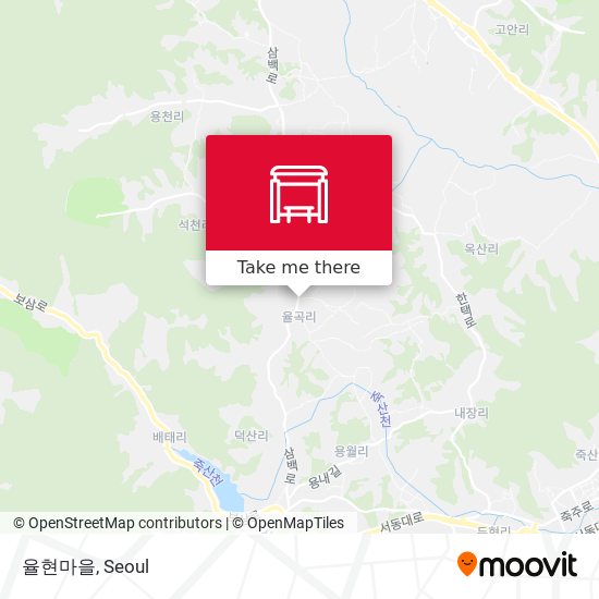 율현마을 map