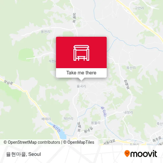 율현마을 map