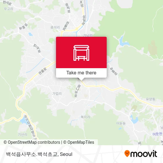 백석읍사무소.백석초교 map