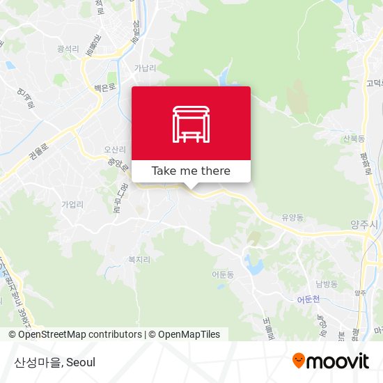 산성마을 map