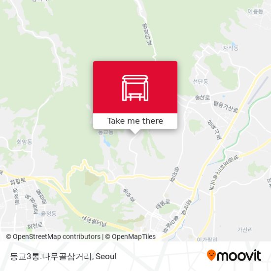 동교3통.나무골삼거리 map