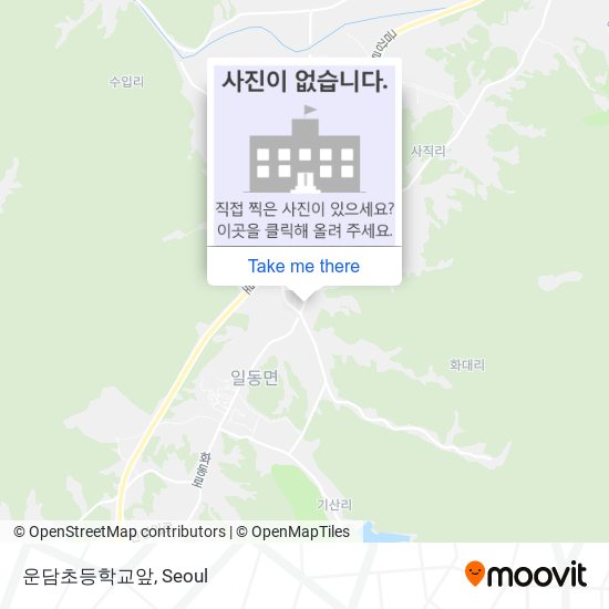 운담초등학교앞 map