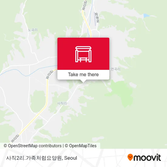 사직2리.가족처럼요양원 map
