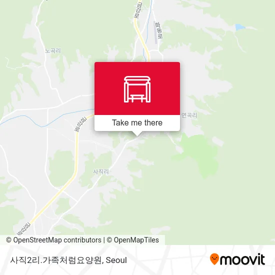 사직2리.가족처럼요양원 map
