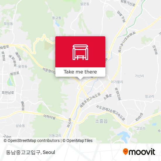 동남중고교입구 map