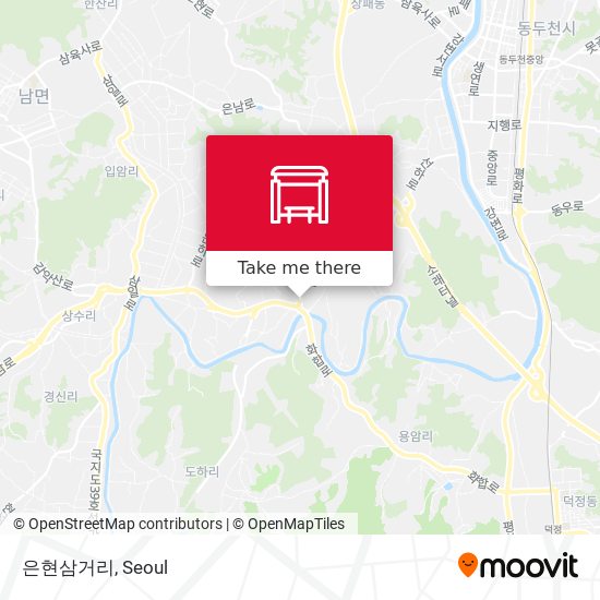 은현삼거리 map