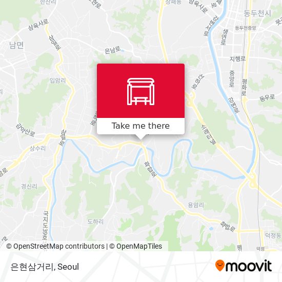 은현삼거리 map