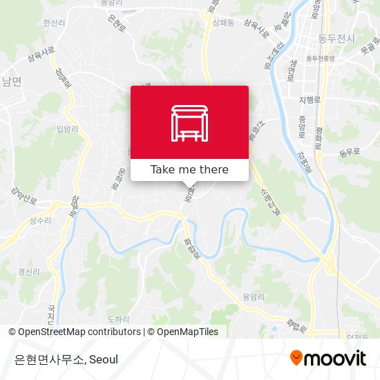 은현면사무소 map