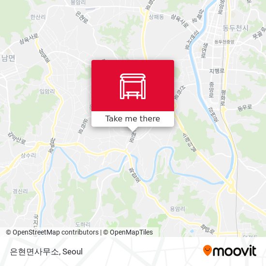 은현면사무소 map