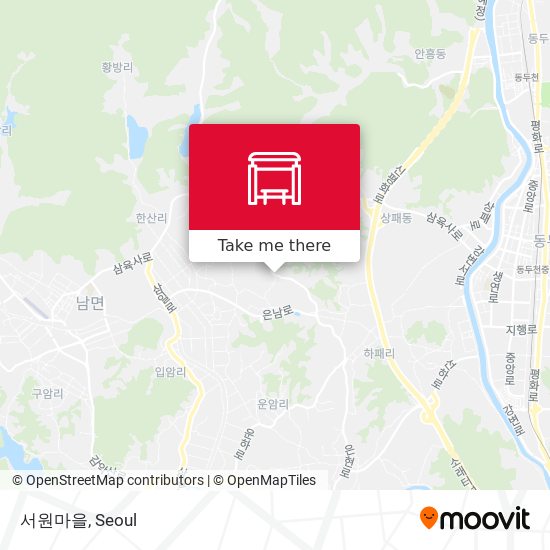 서원마을 map