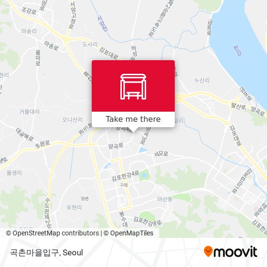 곡촌마을입구 map