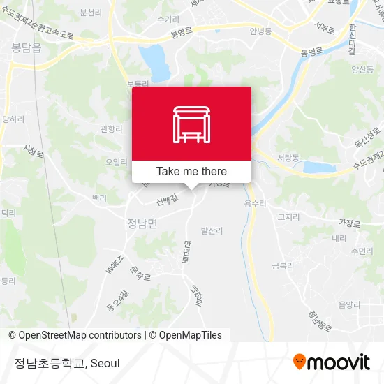 정남초등학교 map