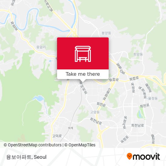 융보아파트 map