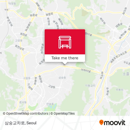 삼숭교차로 map