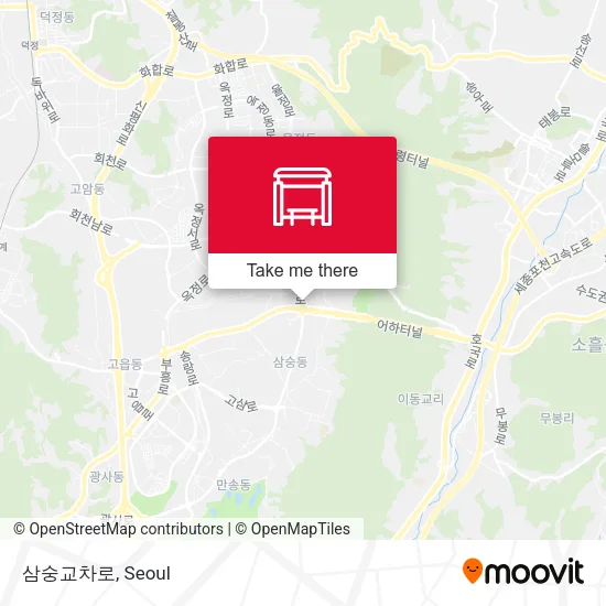 삼숭교차로 map