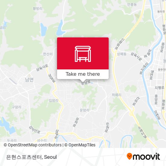 은현스포츠센터 map