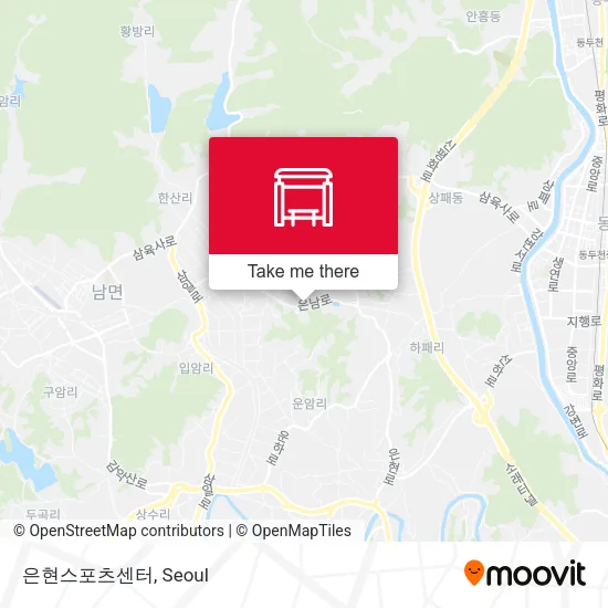 은현스포츠센터 map