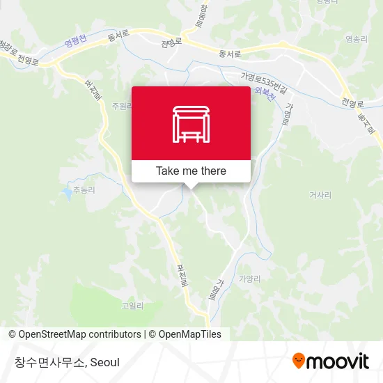 창수면사무소 map