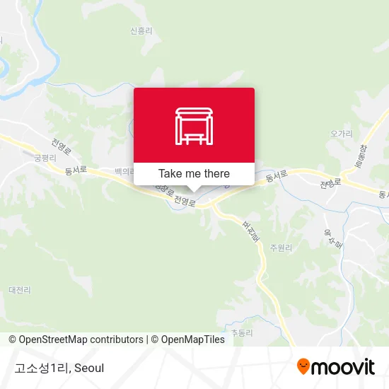 고소성1리 map
