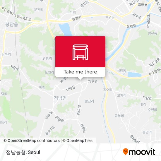 정남농협 map