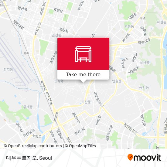 대우푸르지오 map