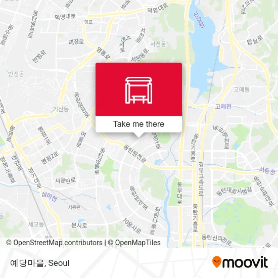 예당마을 map