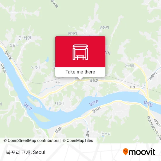 복포리고개 map