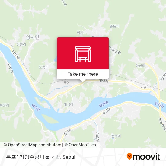 복포1리양수콩나물국밥 map