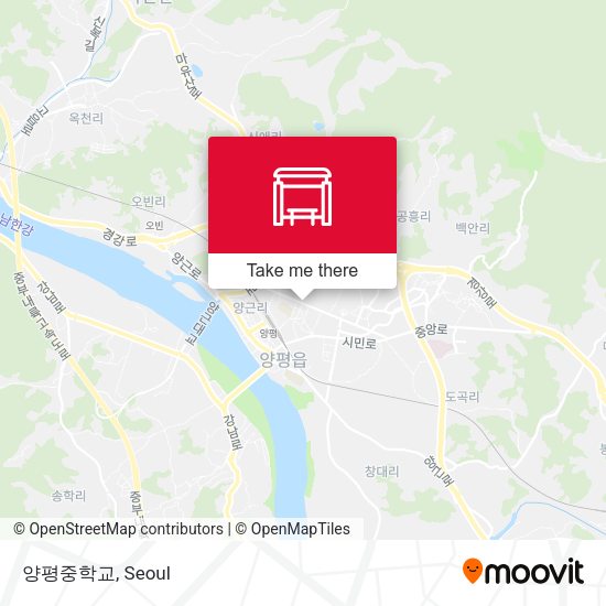 양평중학교 map