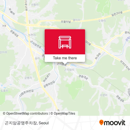 곤지암공영주차장 map