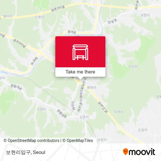 보현리입구 map