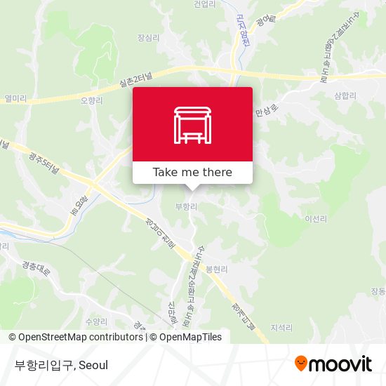 부항리입구 map