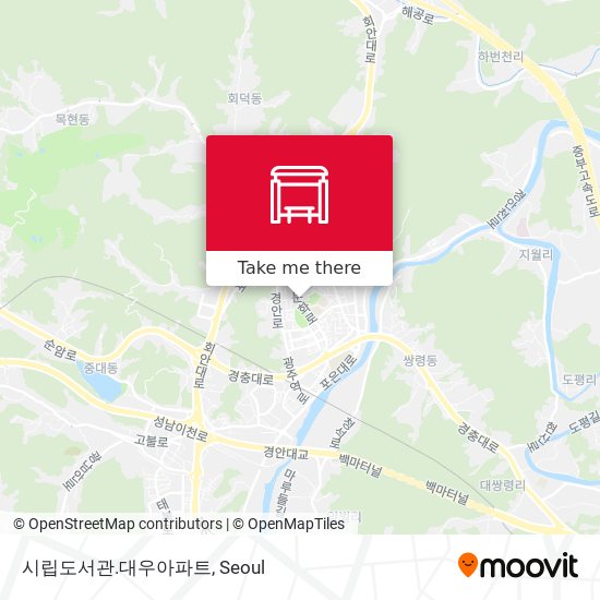 시립도서관.대우아파트 map