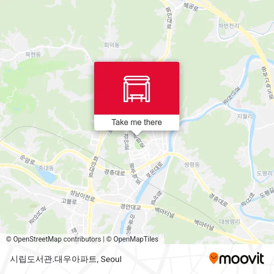 시립도서관.대우아파트 map