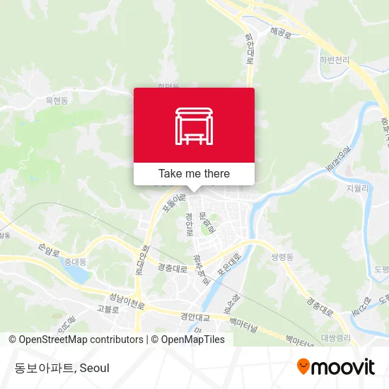 동보아파트 map