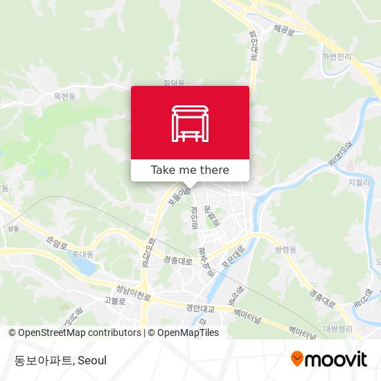 동보아파트 map
