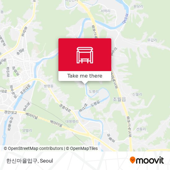 한신마을입구 map