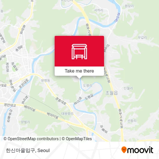 한신마을입구 map