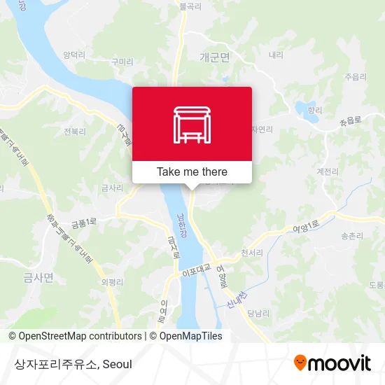 상자포리주유소 map