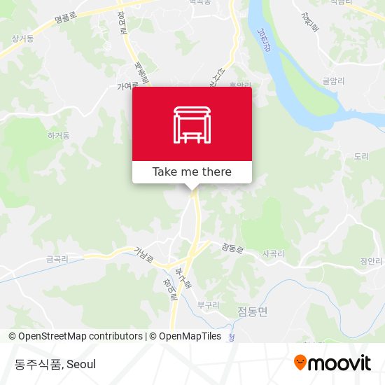동주식품 map