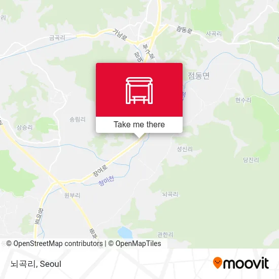 뇌곡리 map
