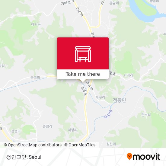 청안교앞 map
