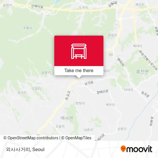 외사사거리 map