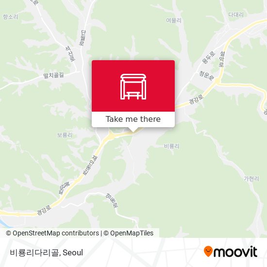 비룡리다리골 map