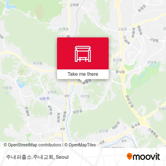 주내파출소.주내교회 map