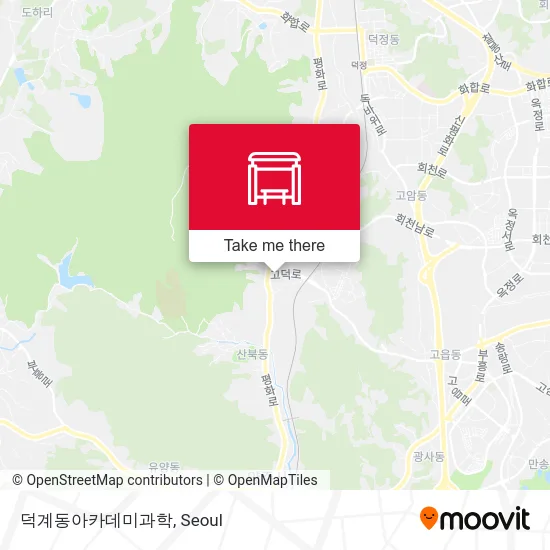 덕계동아카데미과학 map