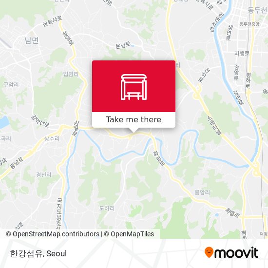 한강섬유 map