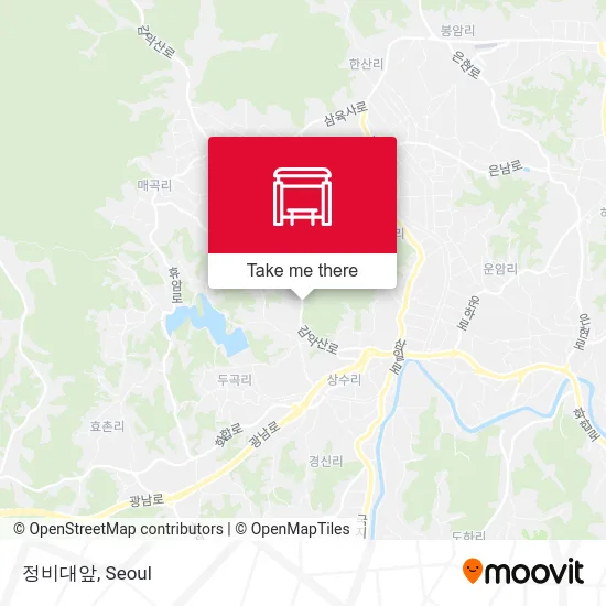 정비대앞 map